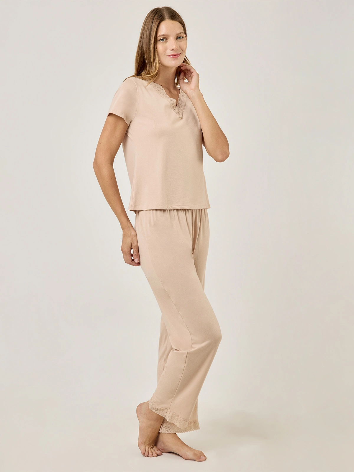 PIJAMA MANGA CORTA MUJER MARQUIS ARENA MOONLIGHT - 3