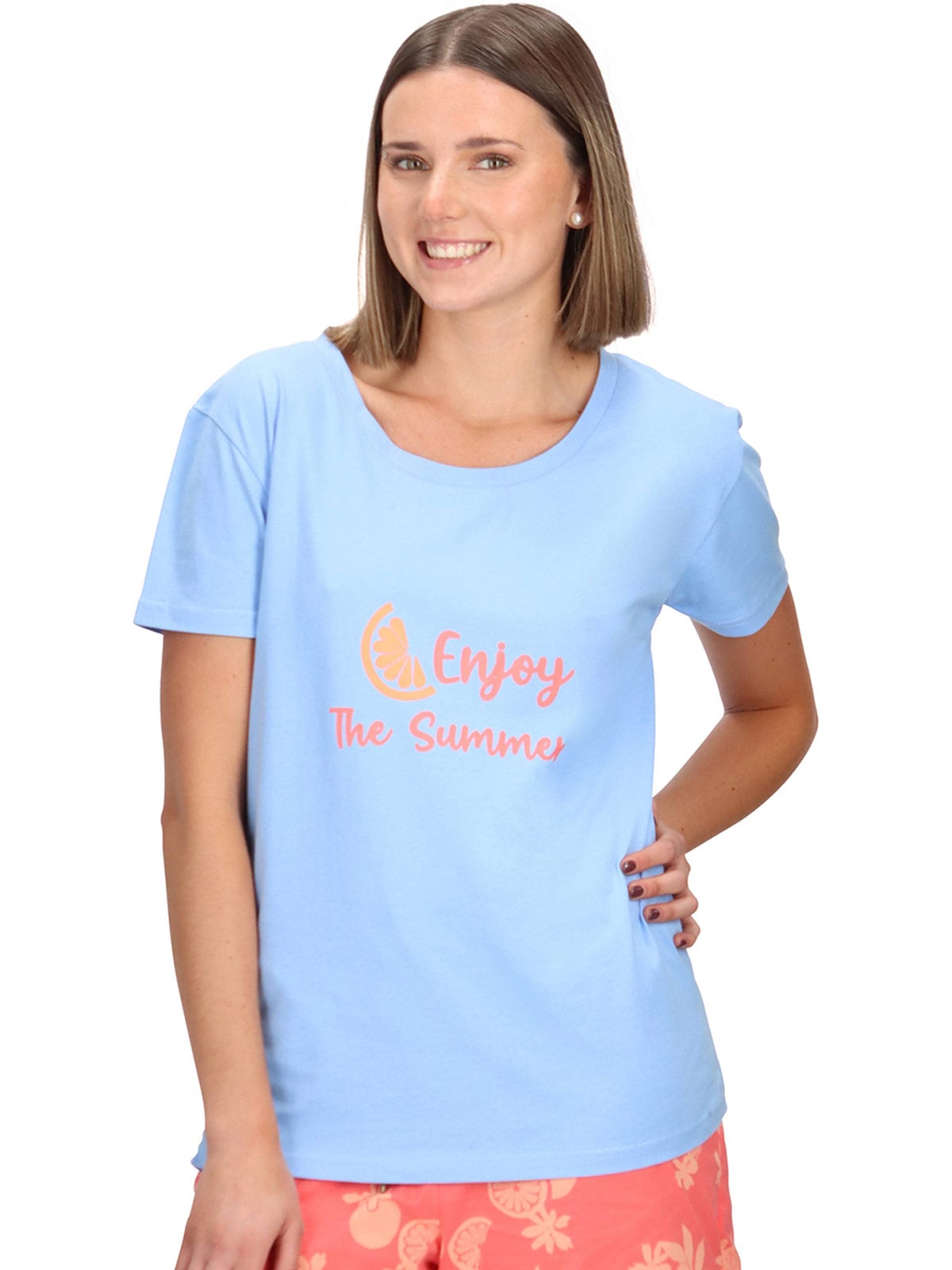 PIJAMA MUJER CAFFARENA CORTO - 1