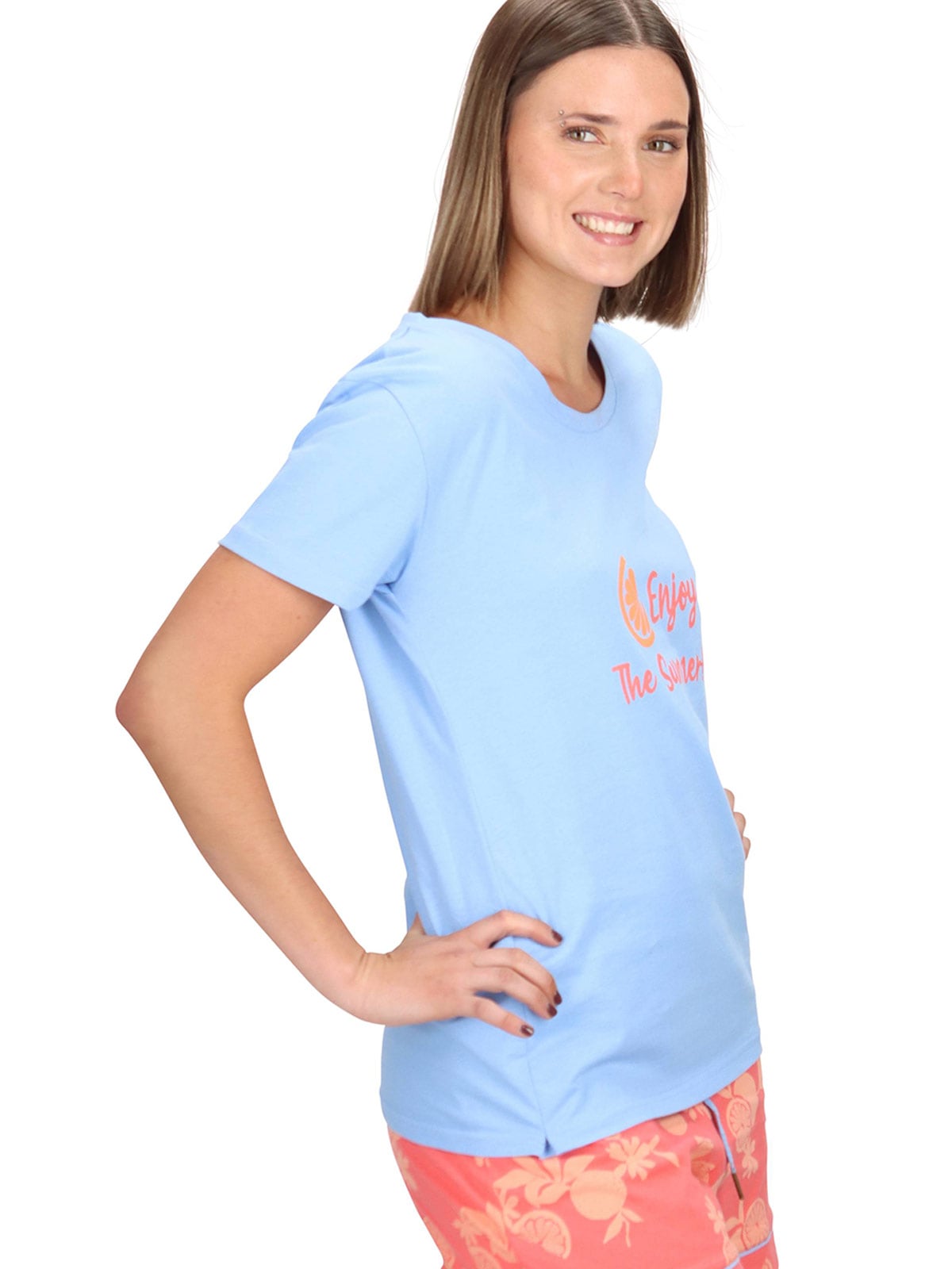 PIJAMA MUJER CAFFARENA CORTO - 2