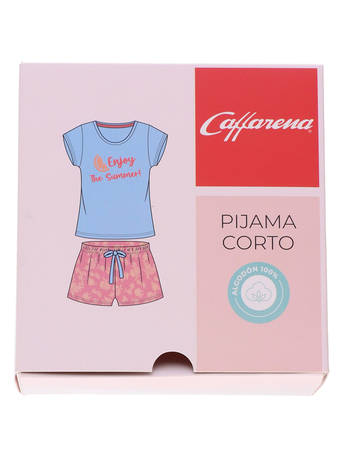 PIJAMA MUJER CAFFARENA CORTO - 5