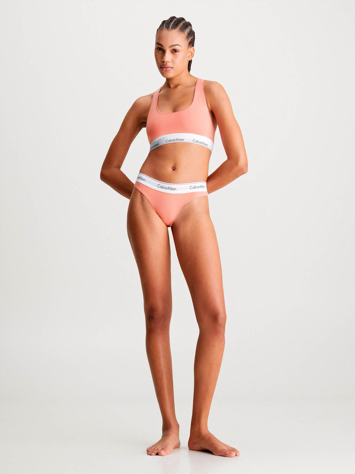 PANTY ALGODÓN MUJER CALVIN KLEIN TABLE MODER THONG - 1