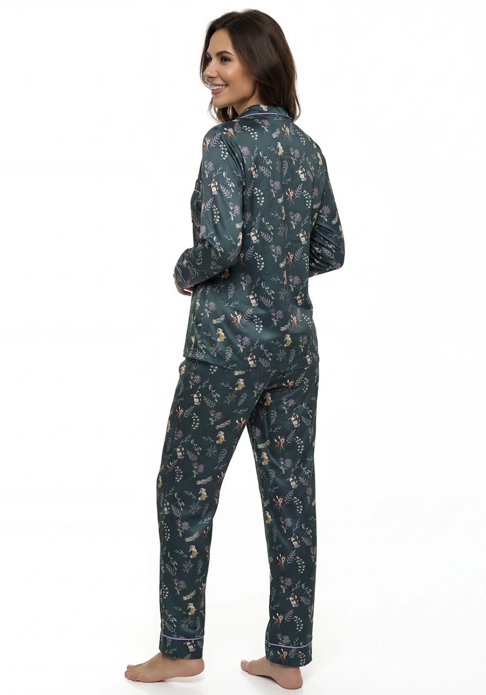 PIJAMA MUJER KAYSER D6081 NEGRO - 2