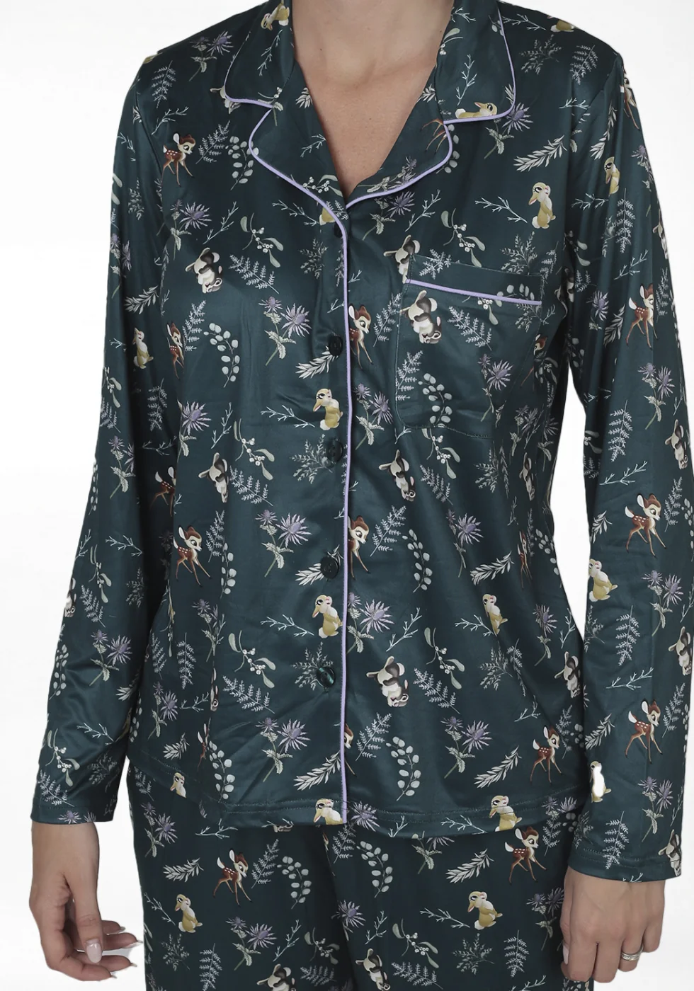 PIJAMA MUJER KAYSER D6081 NEGRO - 3