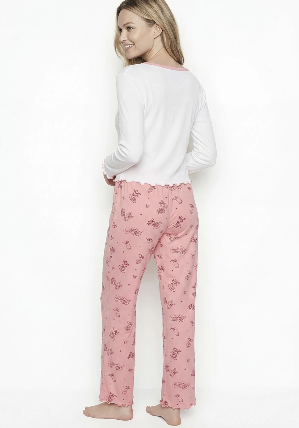 PIJAMA MUJER KAYSER D6090 CORAL - 2