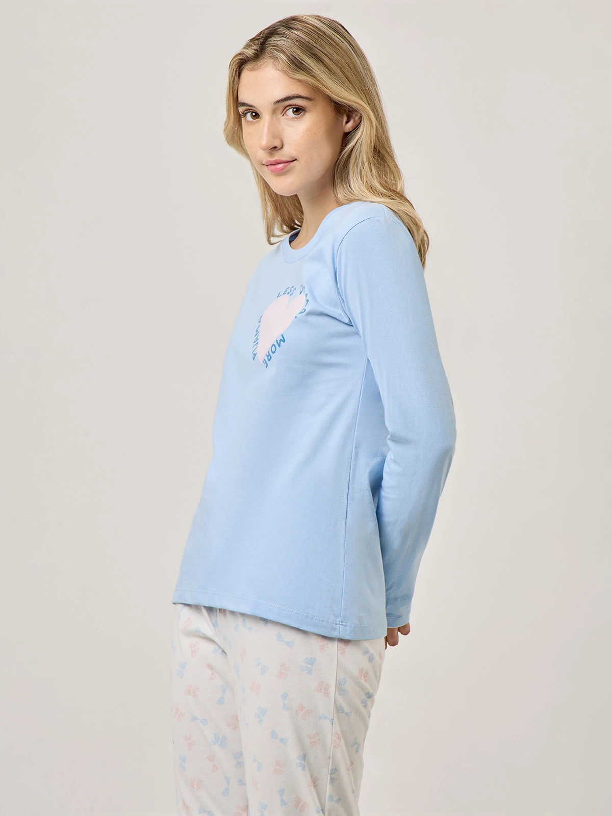 TOP PIJAMA MUJER INDEX CELESTE DRAMA - 3