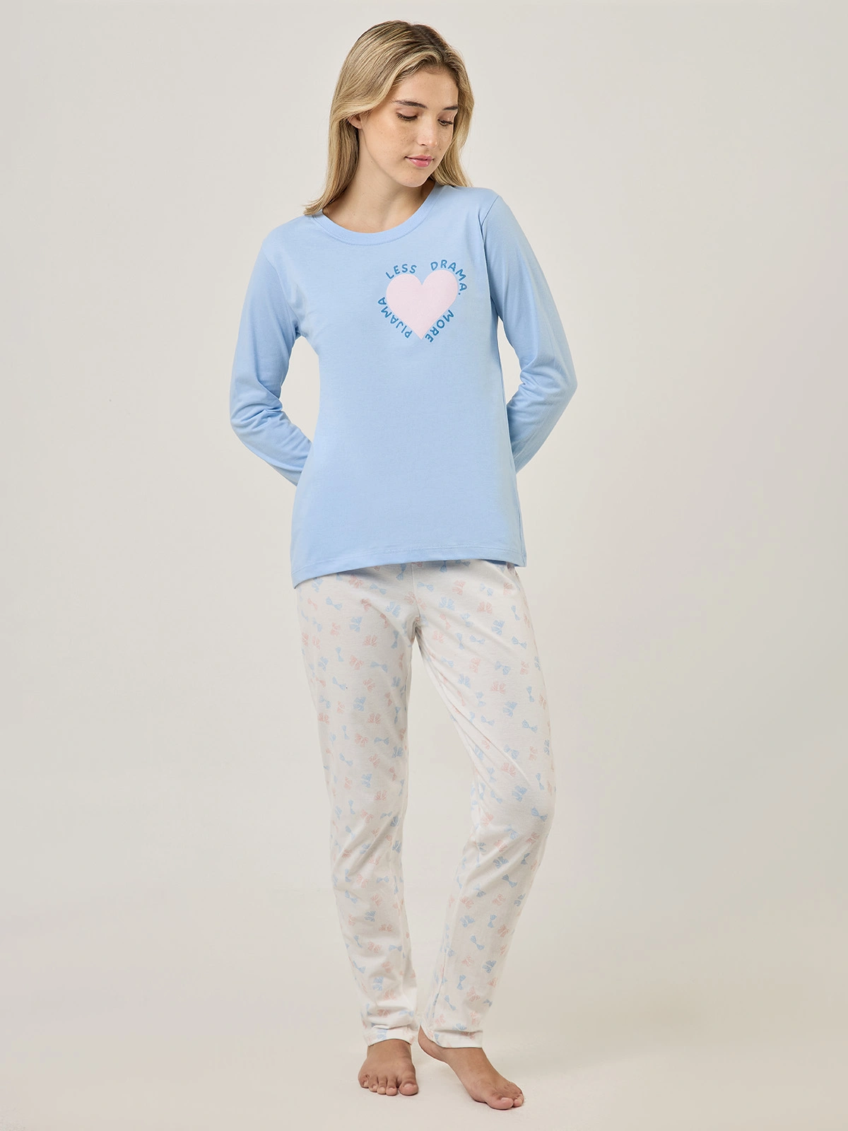 TOP PIJAMA MUJER INDEX CELESTE DRAMA - 5