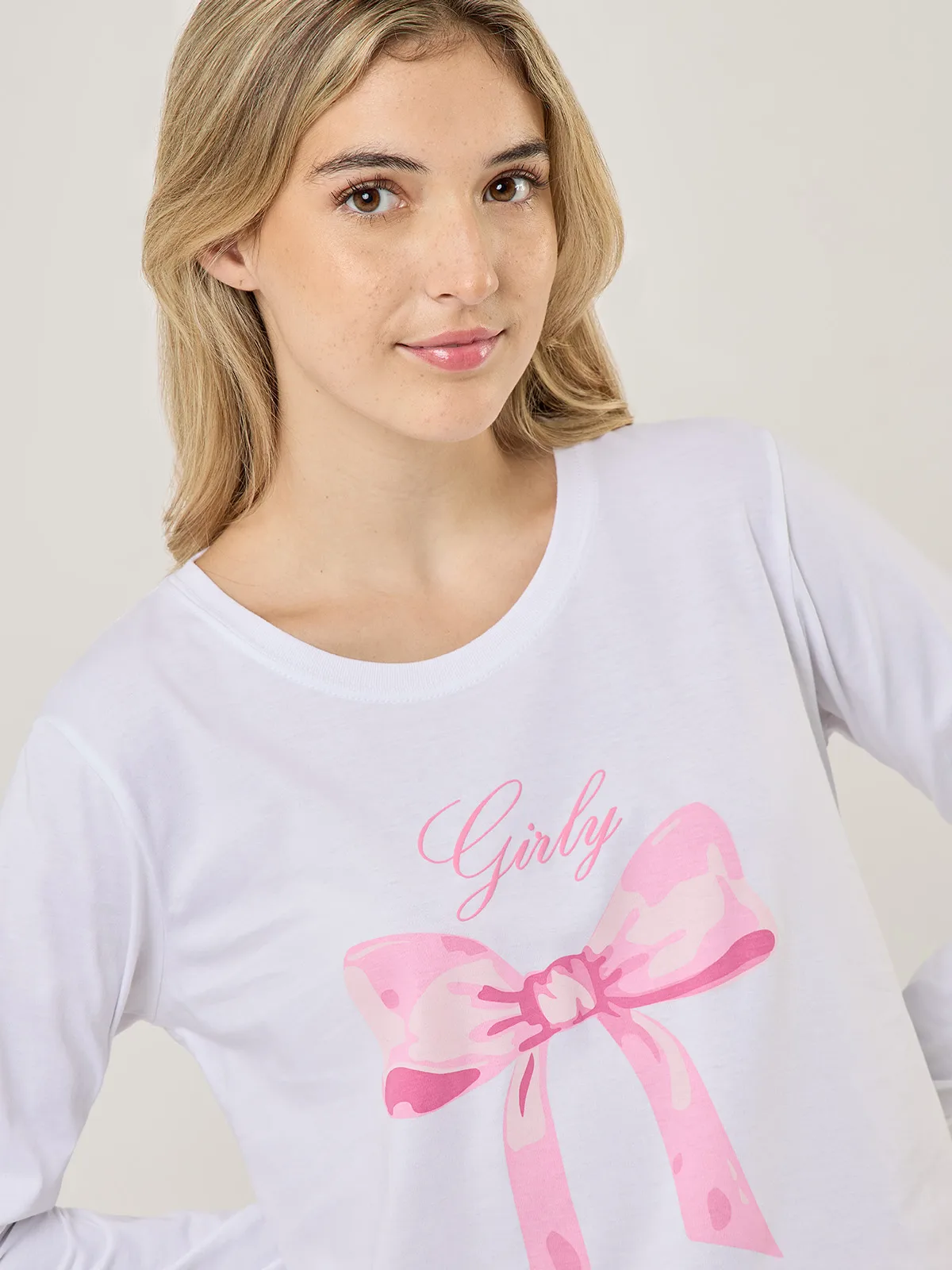TOP PIJAMA MUJER INDEX BLANCO COQUETTE - 4
