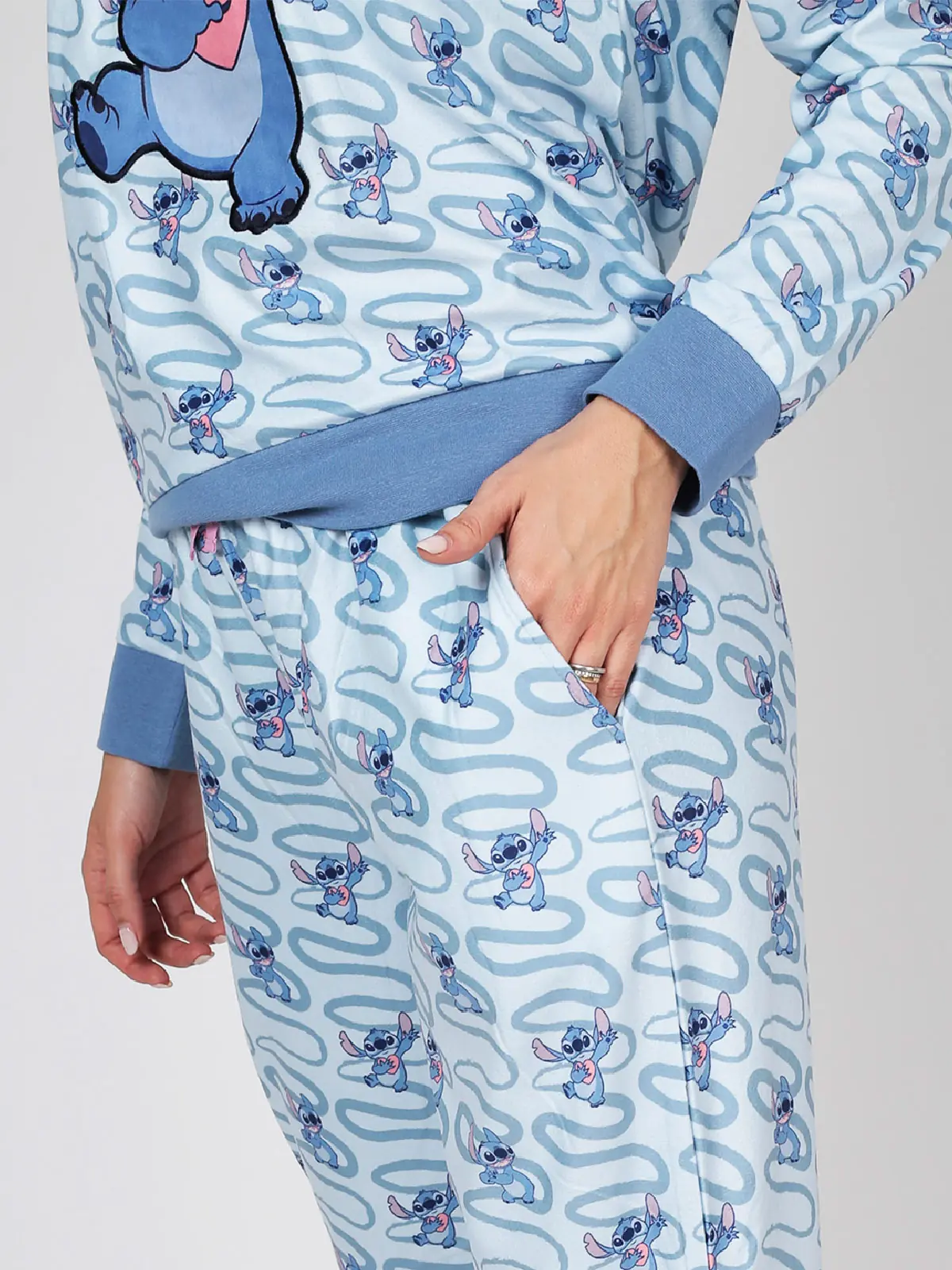 PIJAMA MUJER KAYSER AZUL - 4