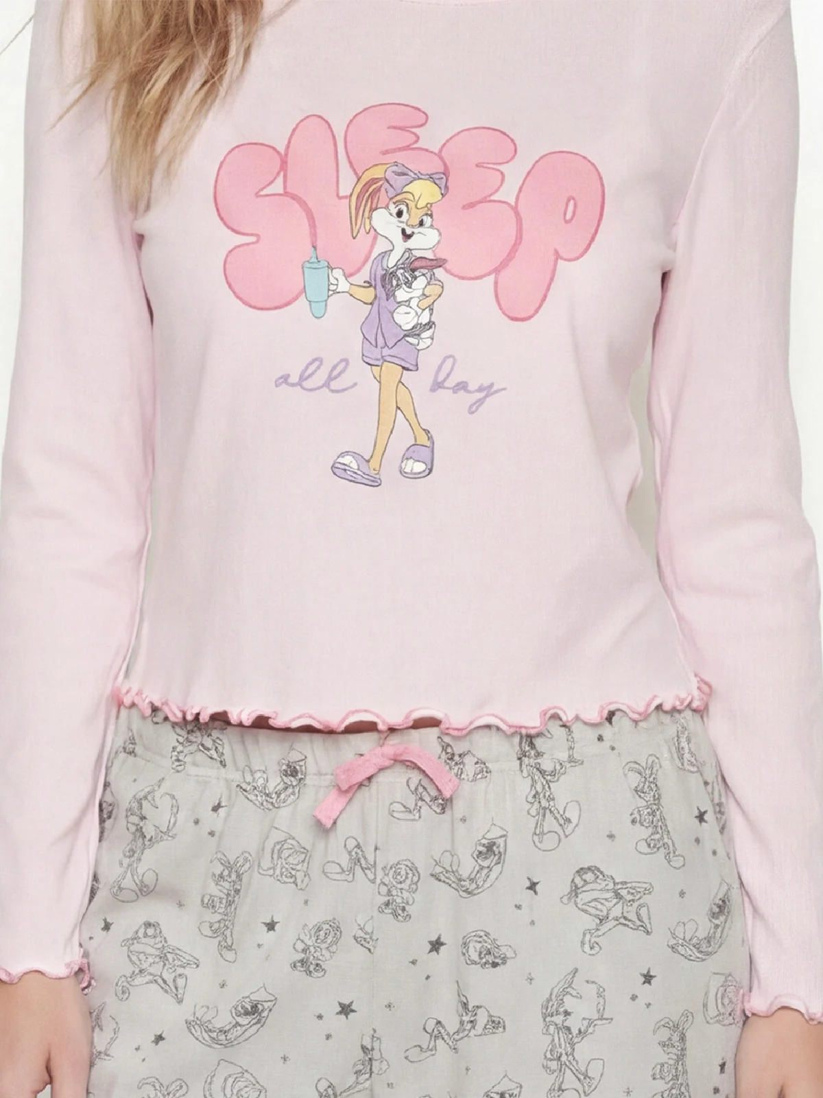PIJAMA MUJER KAYSER ROSADO - 1