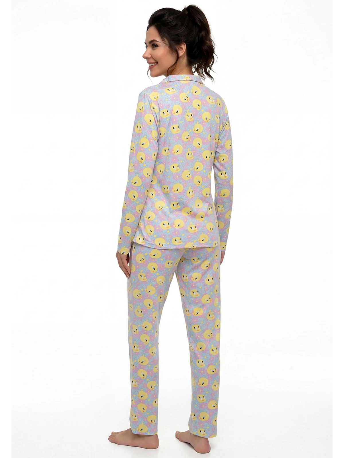 PIJAMA MUJER KAYSER CELESTE - 2
