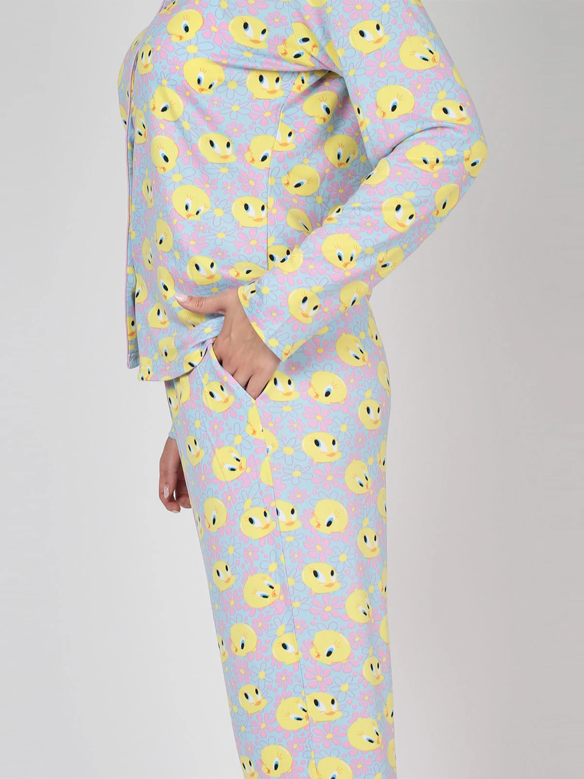 PIJAMA MUJER KAYSER CELESTE - 4