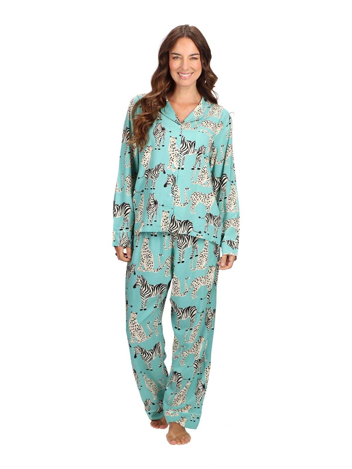 PIJAMA MUJER CAFFARENA LARGO - 1