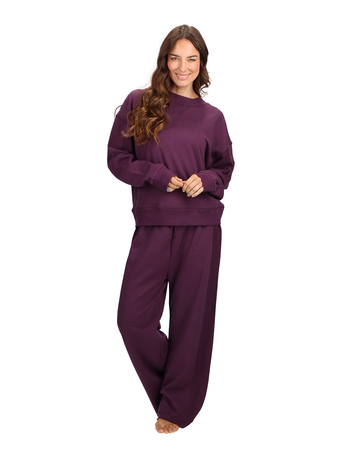 PIJAMA ALGODÓN MUJER CAFFARENA LARGO - 1