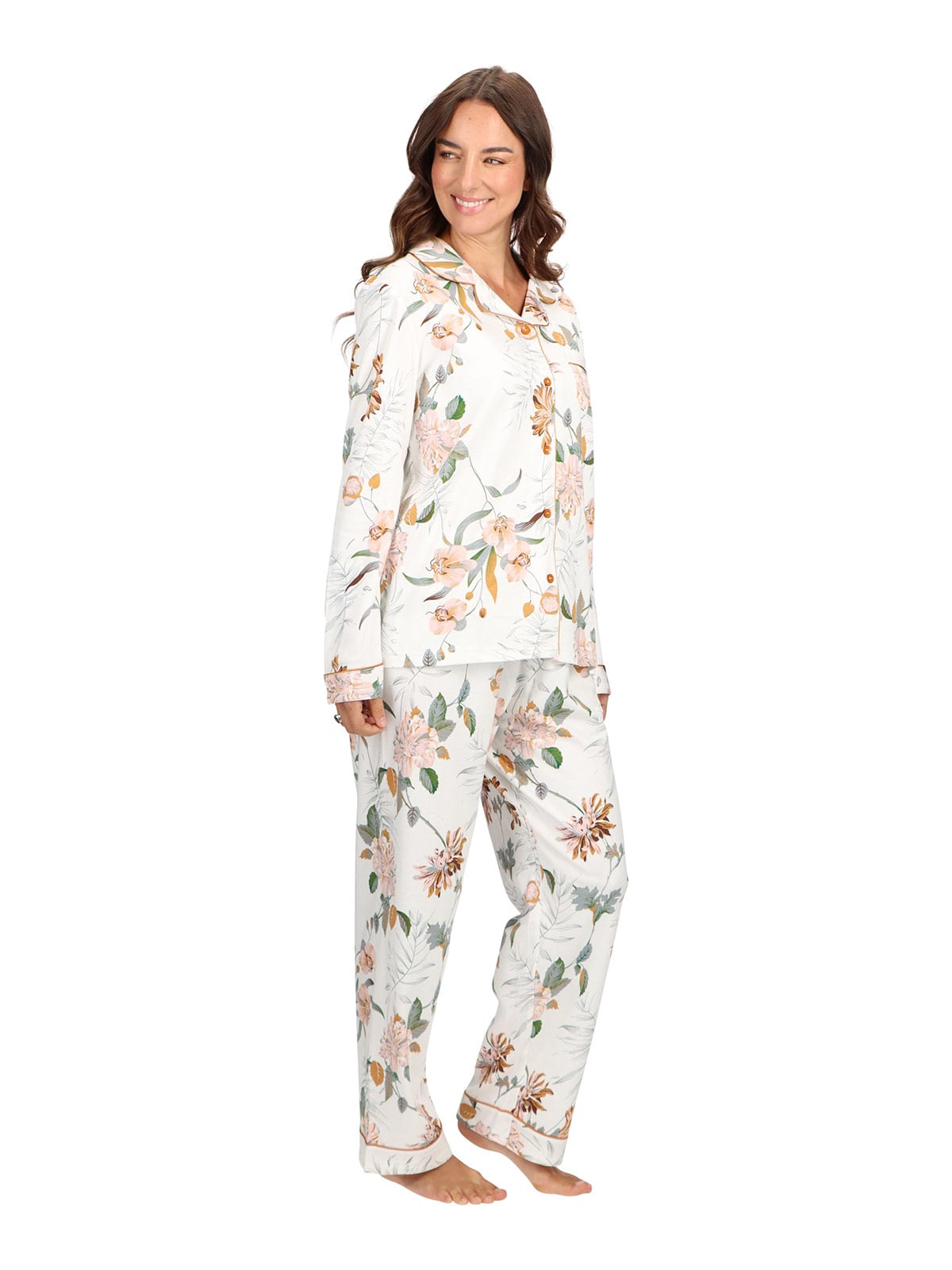 PIJAMA ALGODÓN MUJER CAFFARENA LARGO - 2