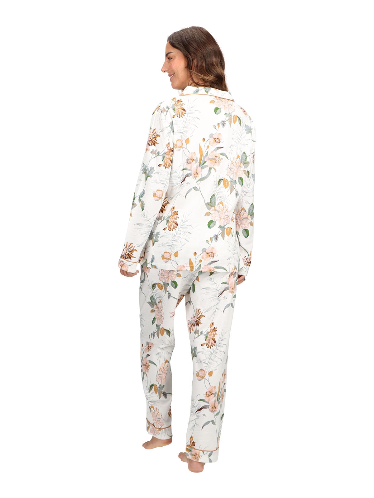 PIJAMA ALGODÓN MUJER CAFFARENA LARGO - 3