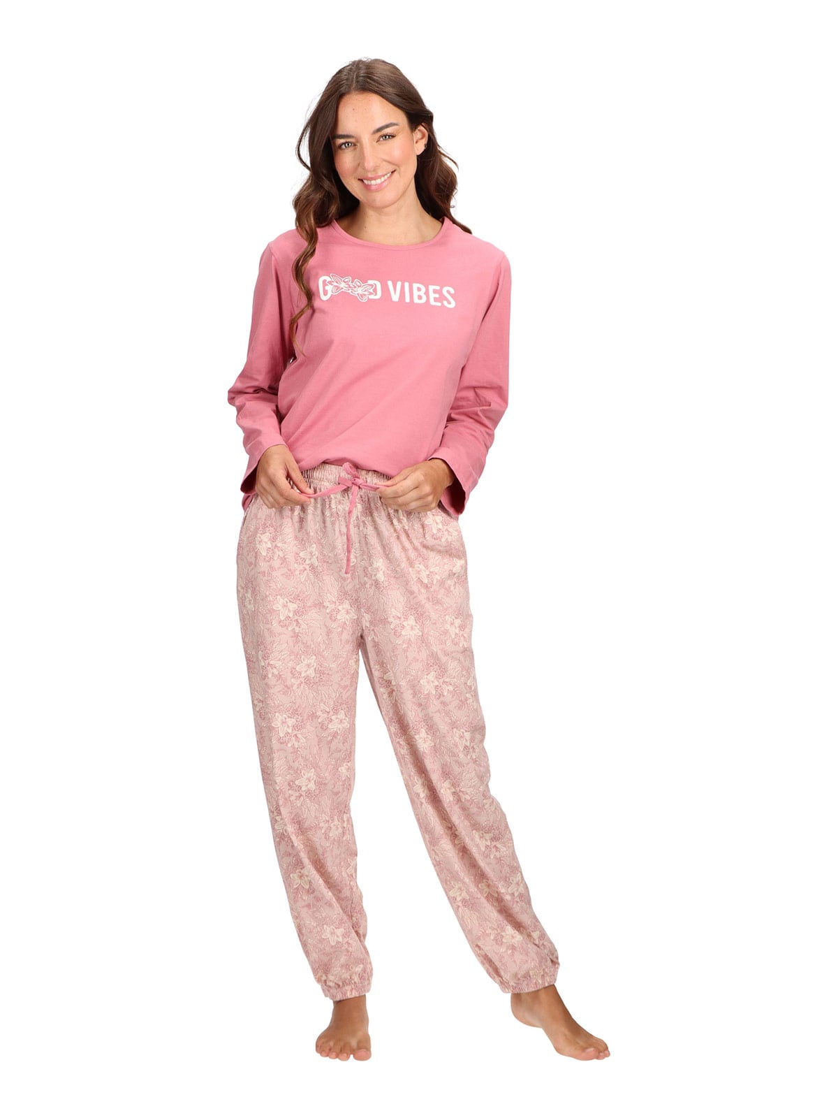 PIJAMA ALGODÓN MUJER CAFFARENA LARGO - 2