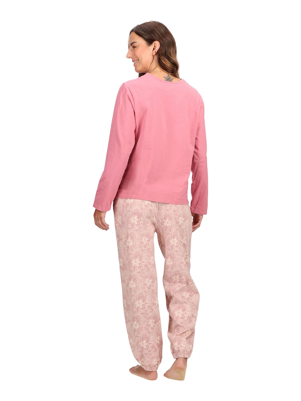 PIJAMA ALGODÓN MUJER CAFFARENA LARGO - 3