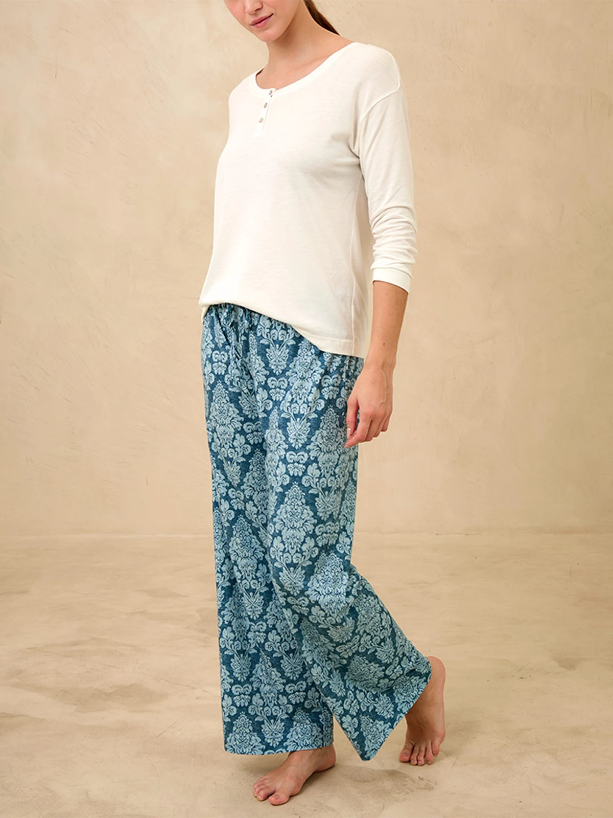 PANTALÓN PIJAMA MUJER IN BLOOM DAMASQUE - 2