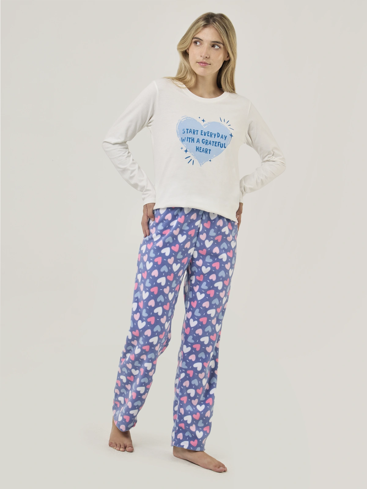 TOP PIJAMA MANGA LARGA INDEX GRATEFUL HEART - 5