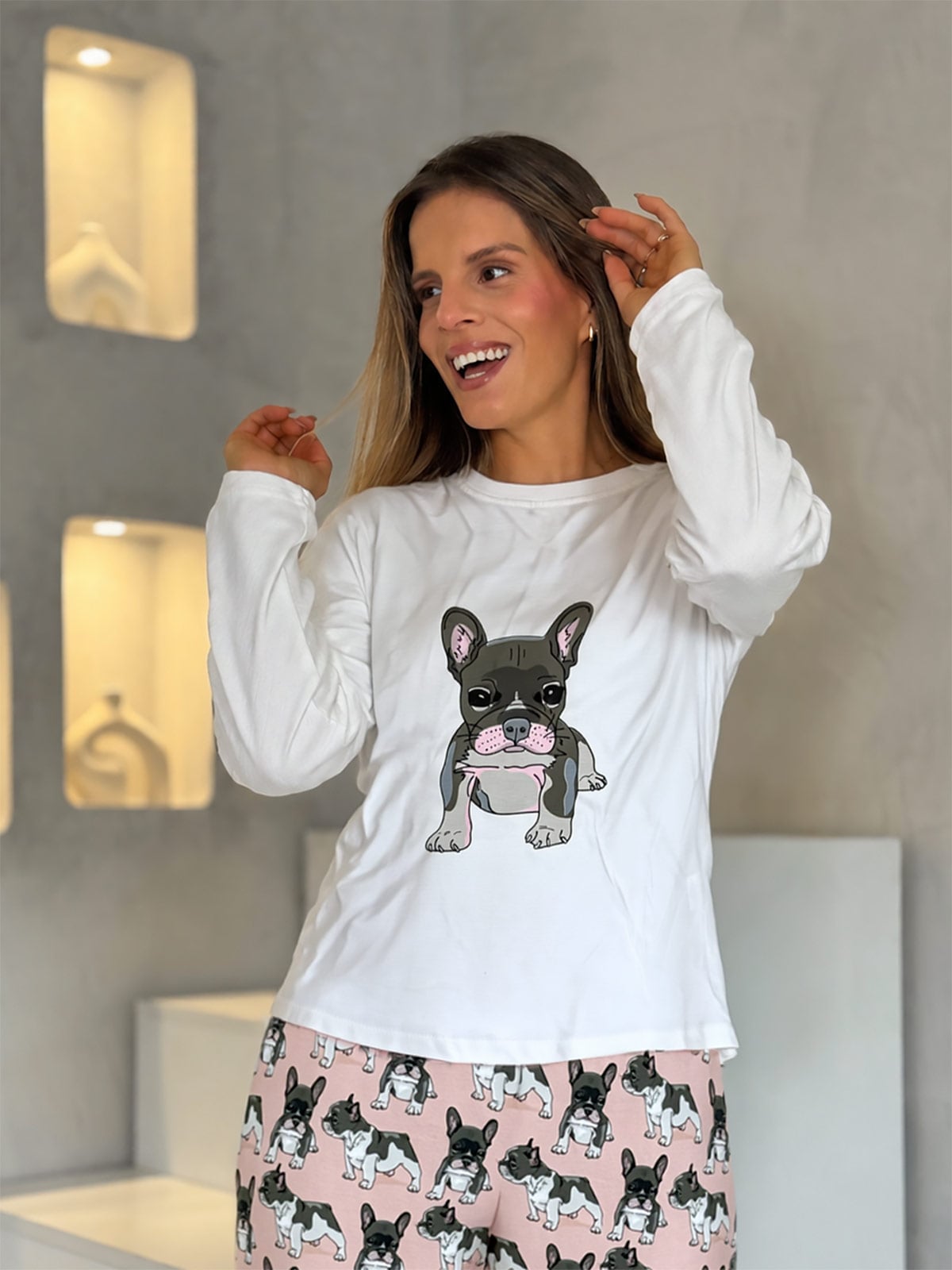 PIJAMA MUJER ALEJANDRA BAIGORRIA DOG LOVE - 2