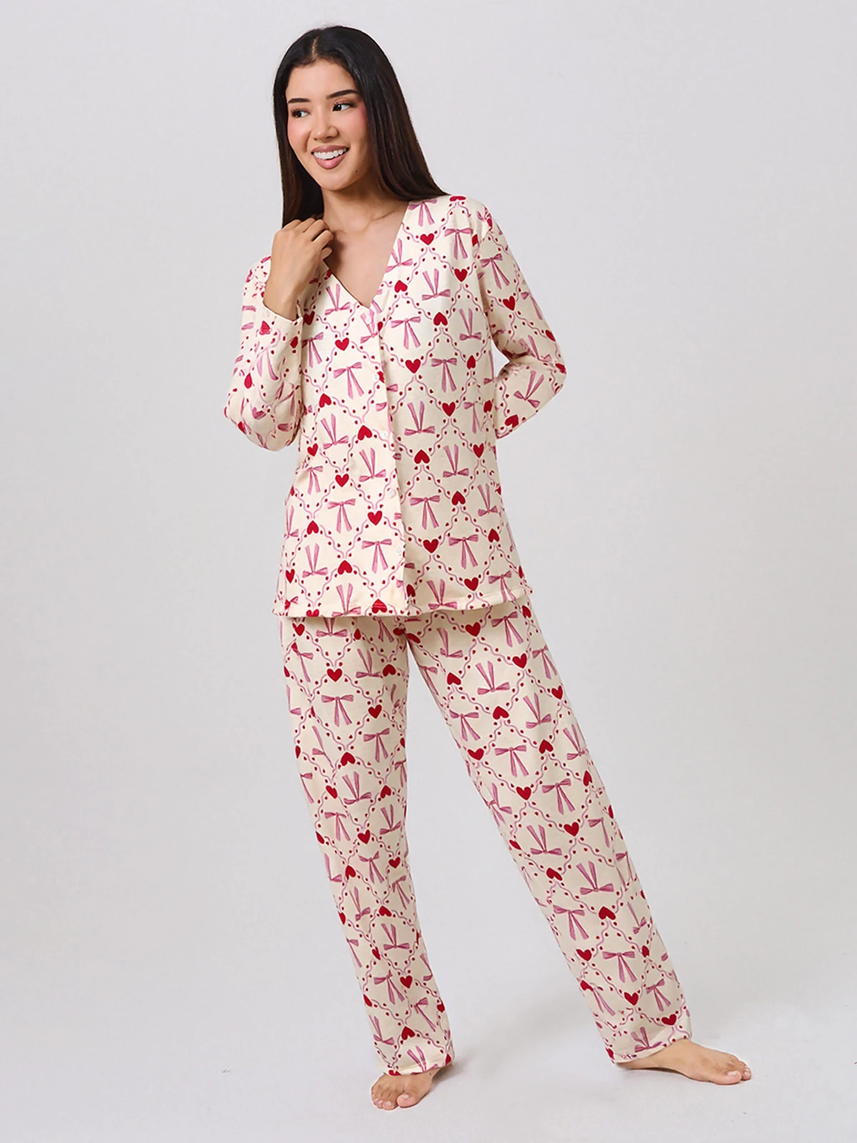 PIJAMA MUJER ALEJANDRA BAIGORRIA ROMANTIC - 1