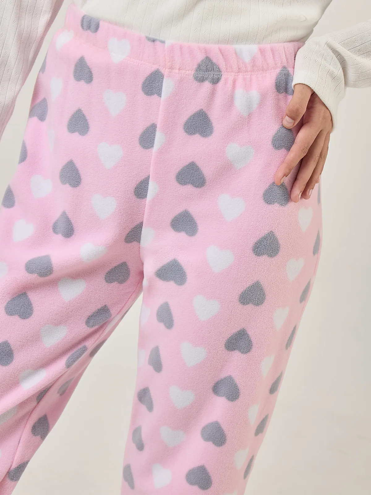 PANTALÓN PIJAMA INDEX ROSADO CORAZONES - 4