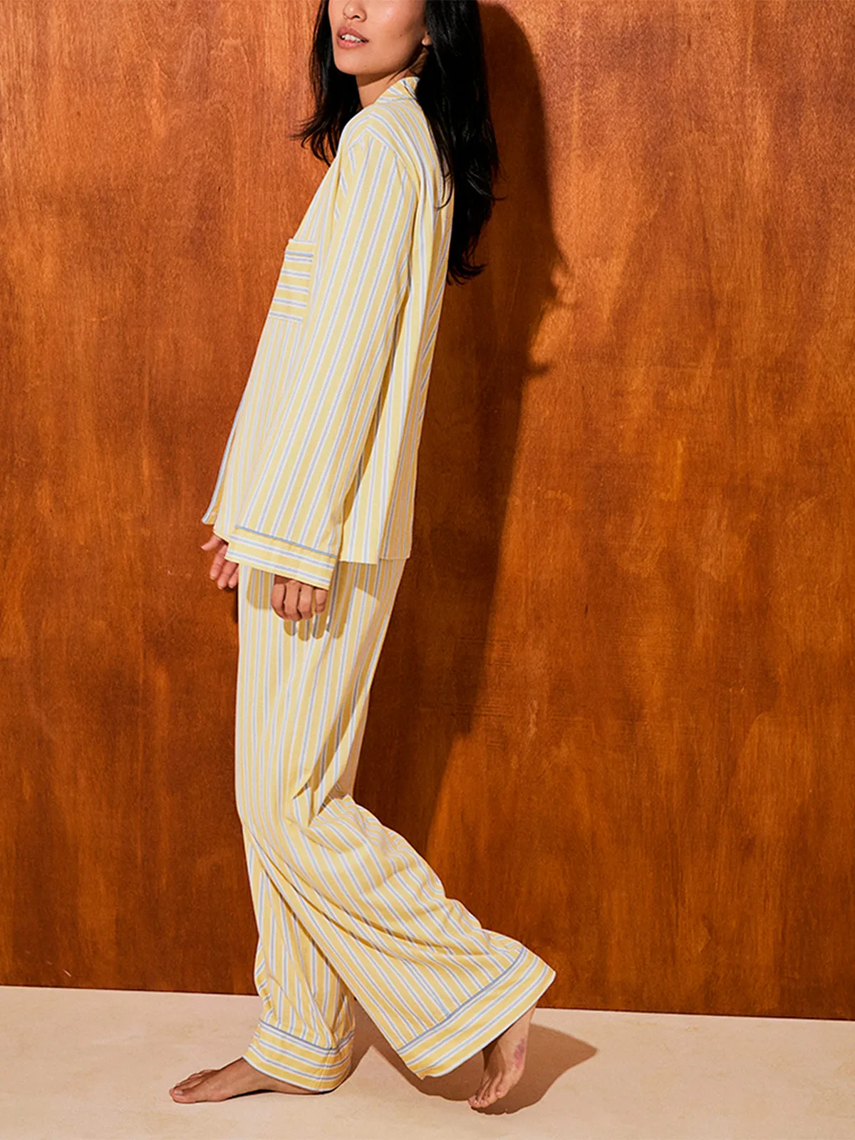 PIJAMA MUJER IN BLOOM BOYFRIEND VERA HONEY STRIPE - 3