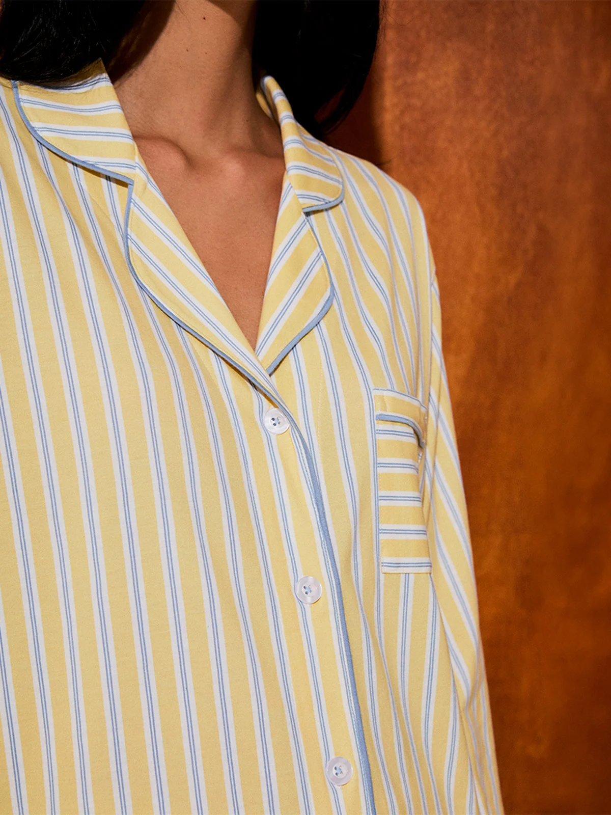 PIJAMA MUJER IN BLOOM BOYFRIEND VERA HONEY STRIPE - 4