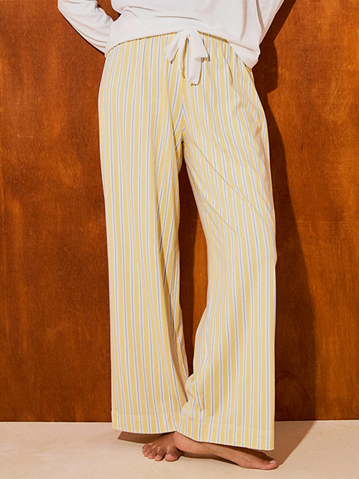 PANTALÓN PIJAMA MUJER IN BLOOM HONEY STRIPE - 3