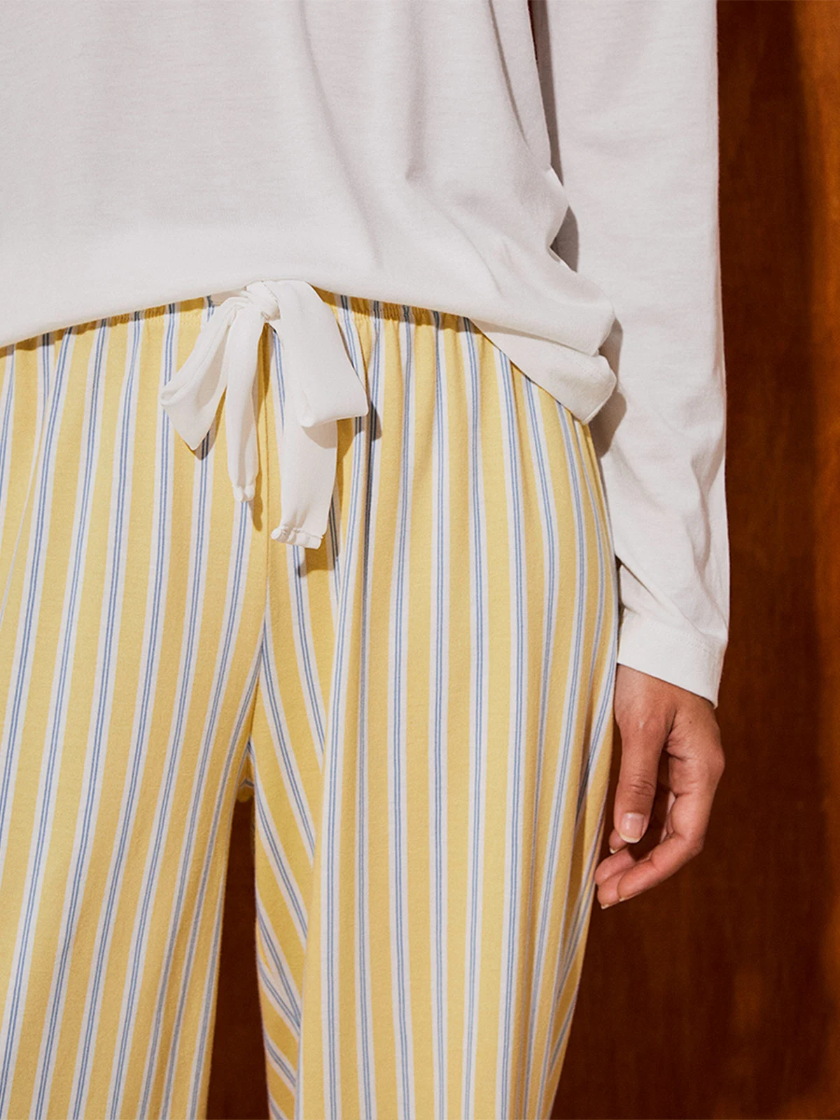 PANTALÓN PIJAMA MUJER IN BLOOM HONEY STRIPE - 6
