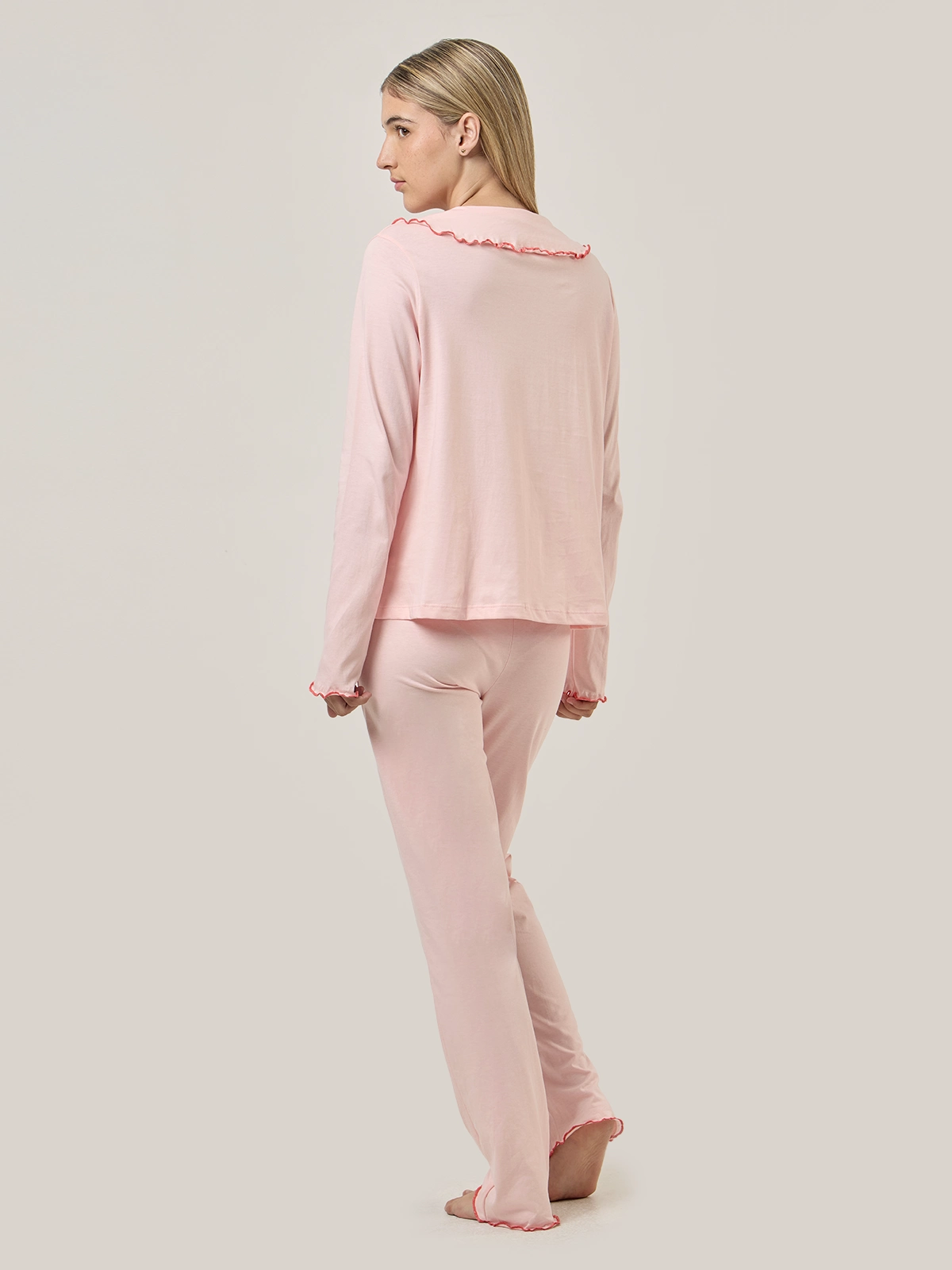 PIJAMA MUJER INDEX ROSADO ALESSIA - 2