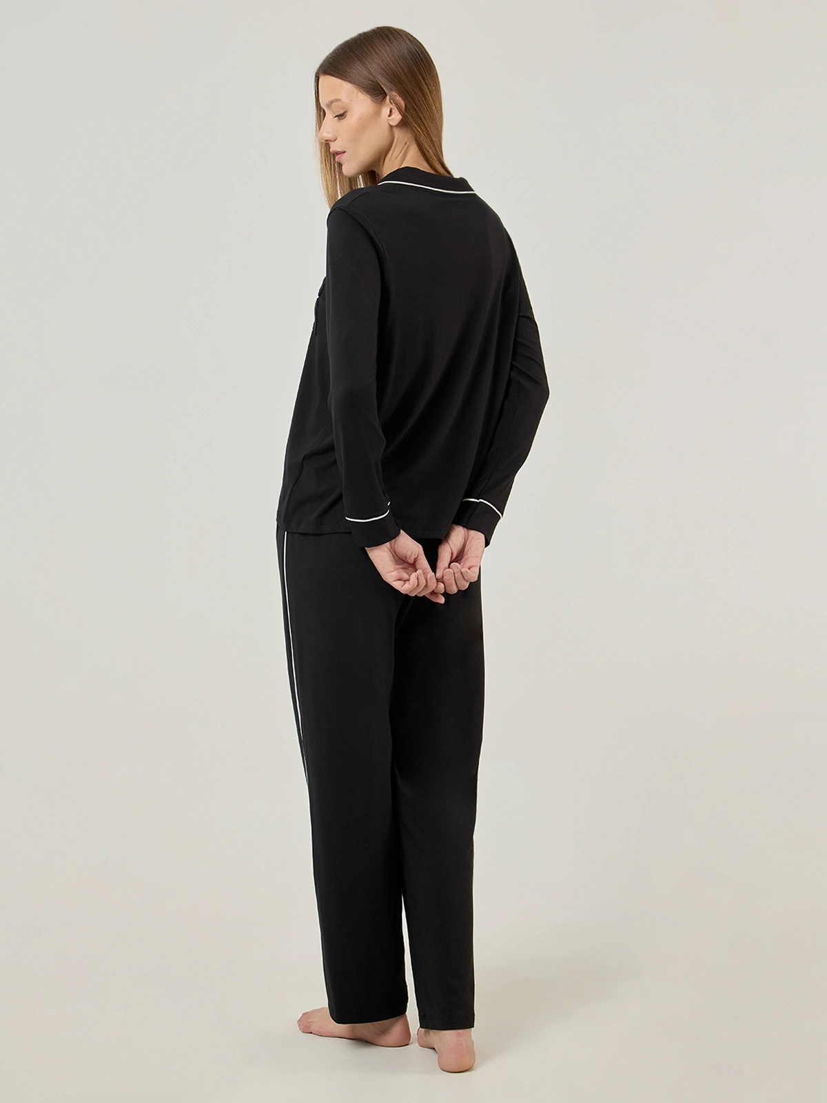 PIJAMA MUJER MARQUIS NEGRO AMALIA - 2