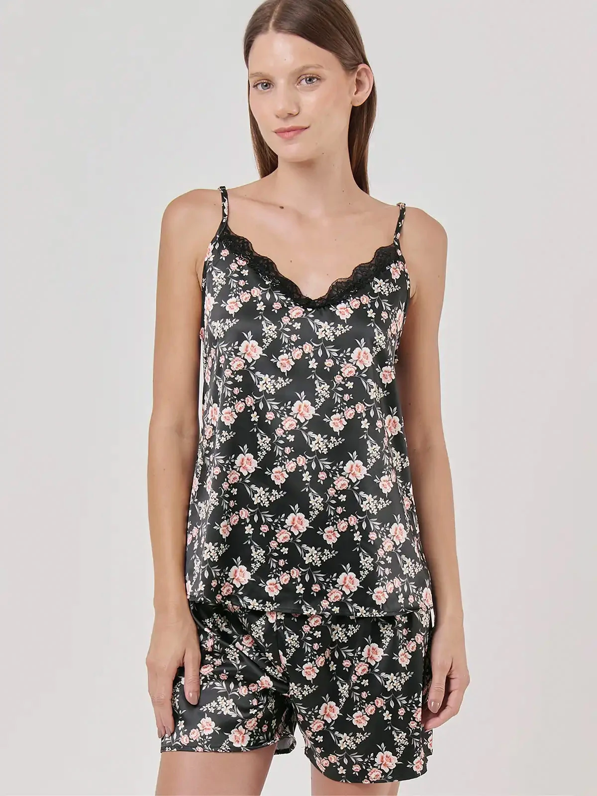 PIJAMA MUJER MARQUIS SATÍN PRINT - 5