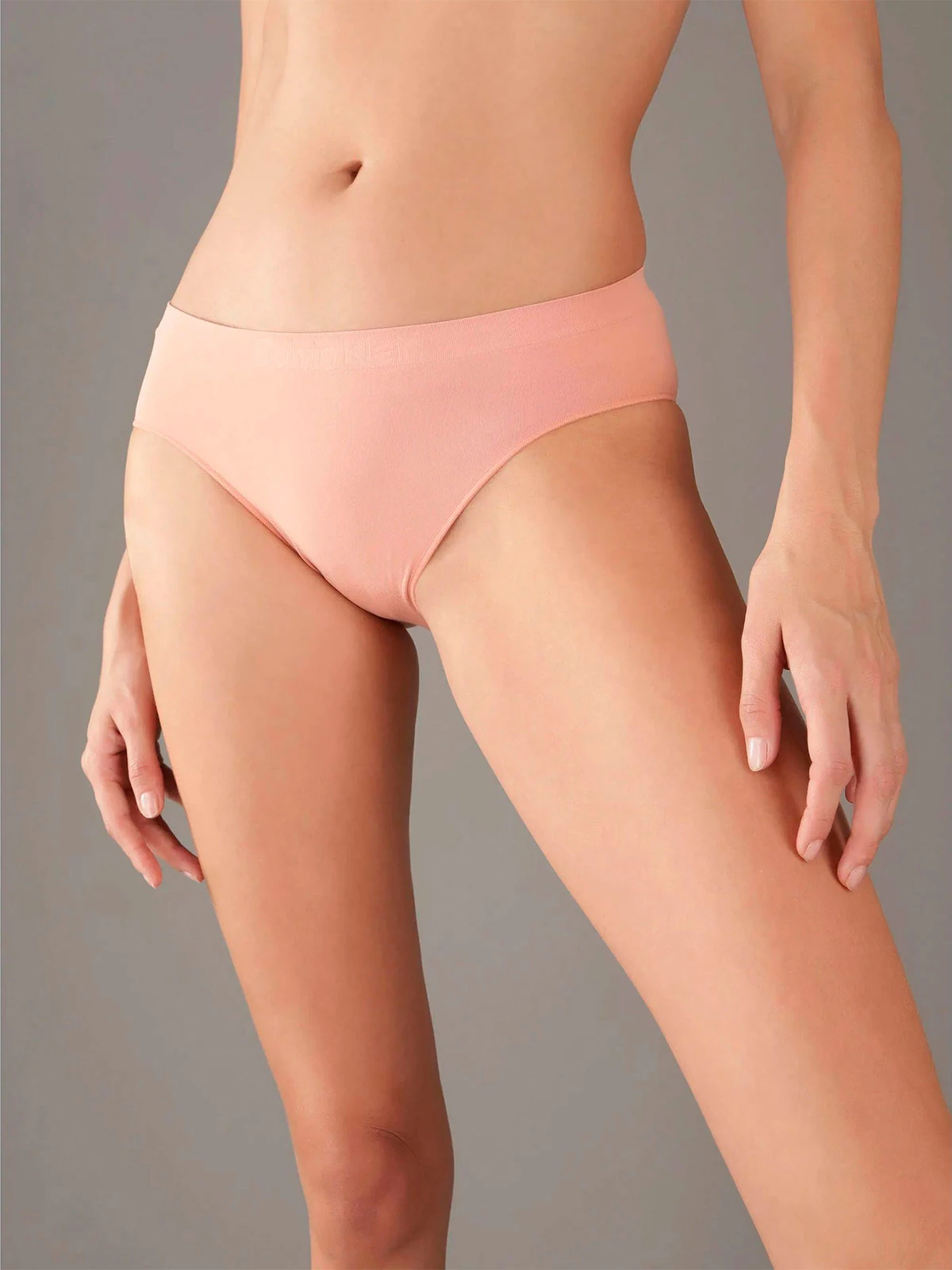 CALZÓN MUJER CALVIN KLEIN SALMÓN BIKINI - 3