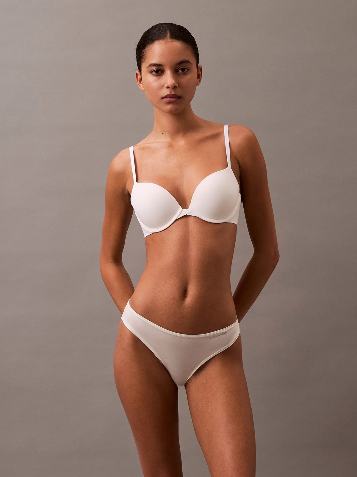 CALZÓN MUJER CALVIN KLEIN BLANCO BIKINI - 1