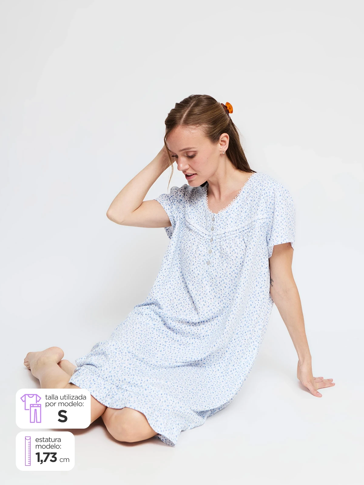 CAMISA MUJER AZIZ PRINT - 1