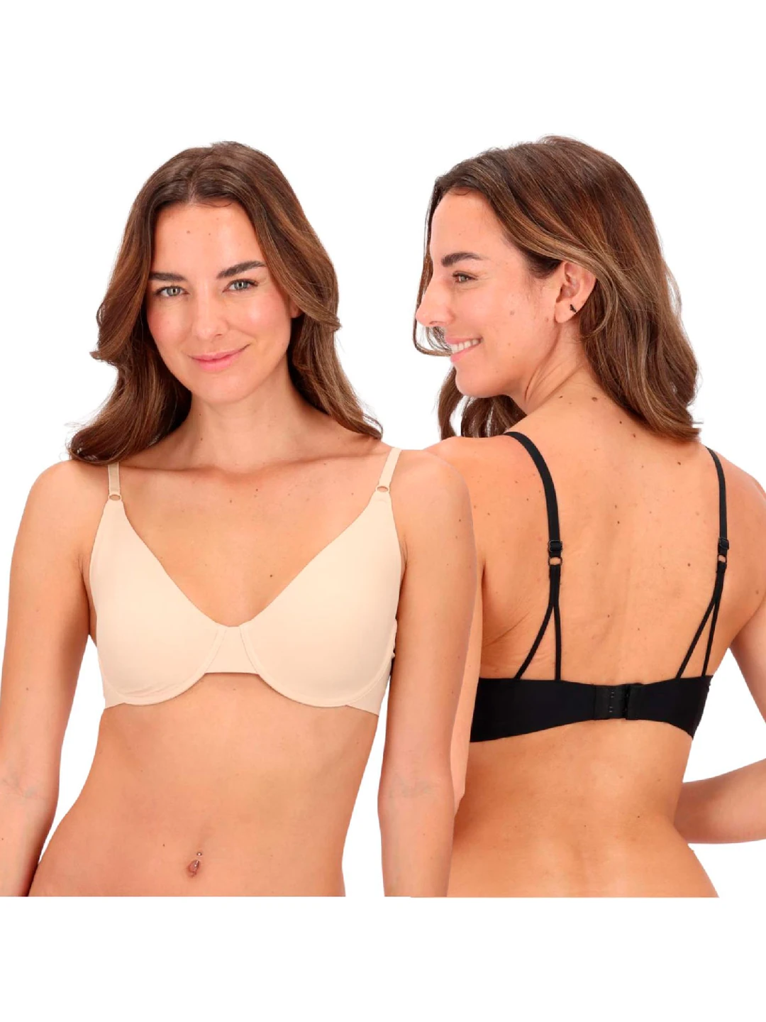 PACK X2 SOSTÉN MUJER MICROFIBRA CAFFARENA - 1