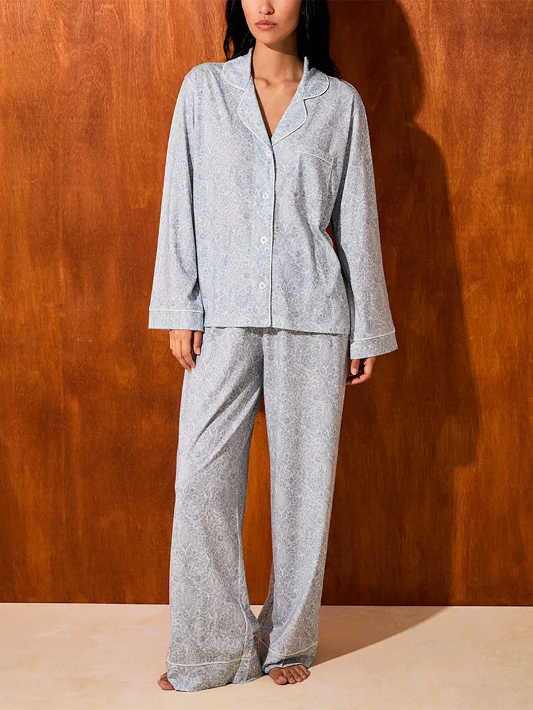 PIJAMA ALGODÓN MUJER IN BLOOM BOYFRIEND - 1