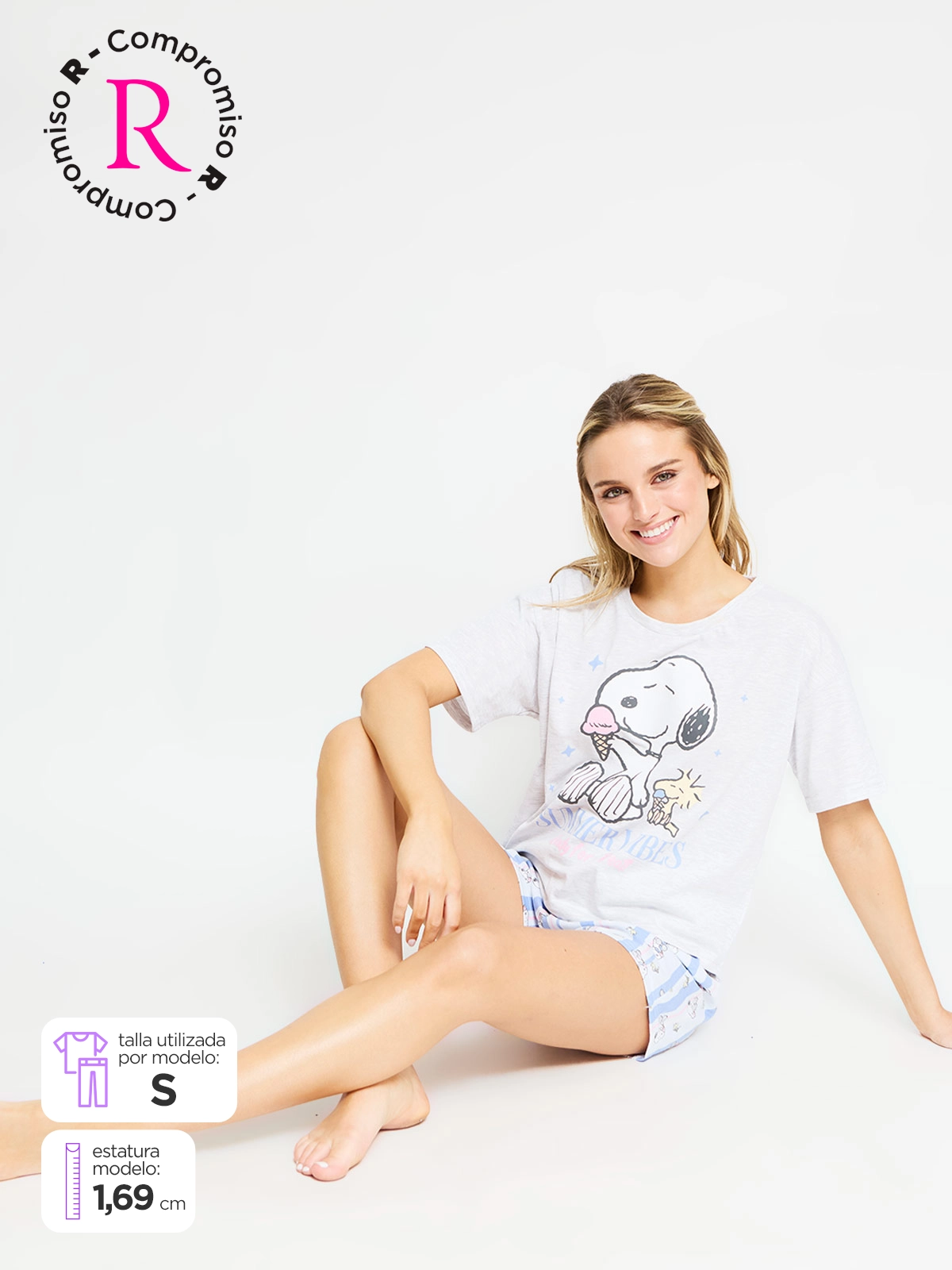 PIJAMA MUJER INDEX SNOOPY - 1