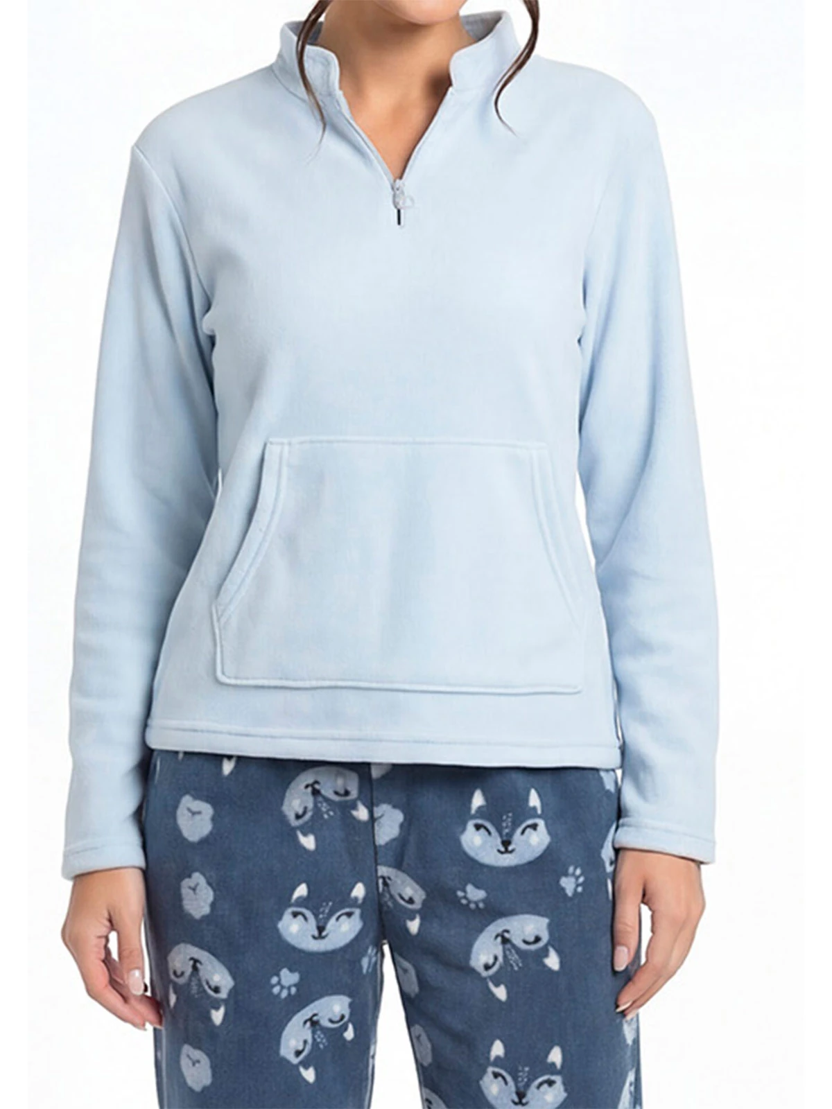 PIJAMA MUJER KAYSER AZUL - 3