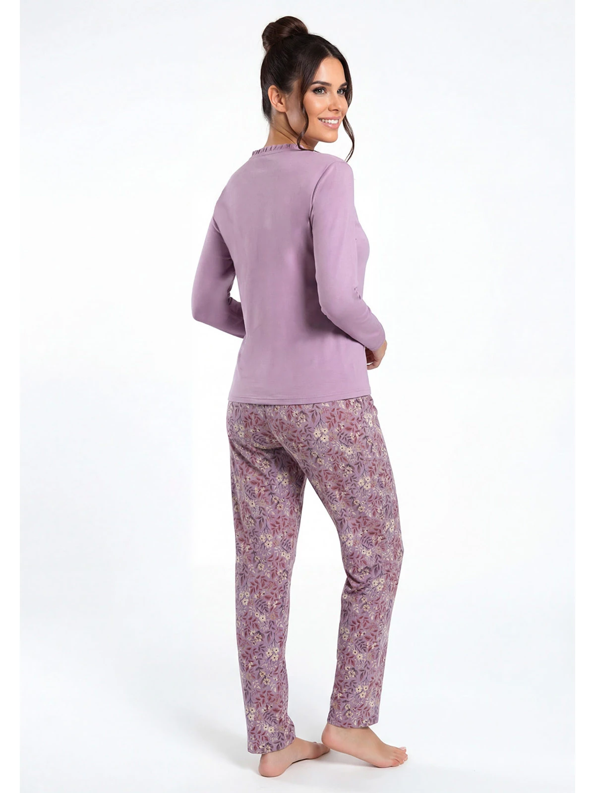 PIJAMA MUJER KAYSER MORADO - 2