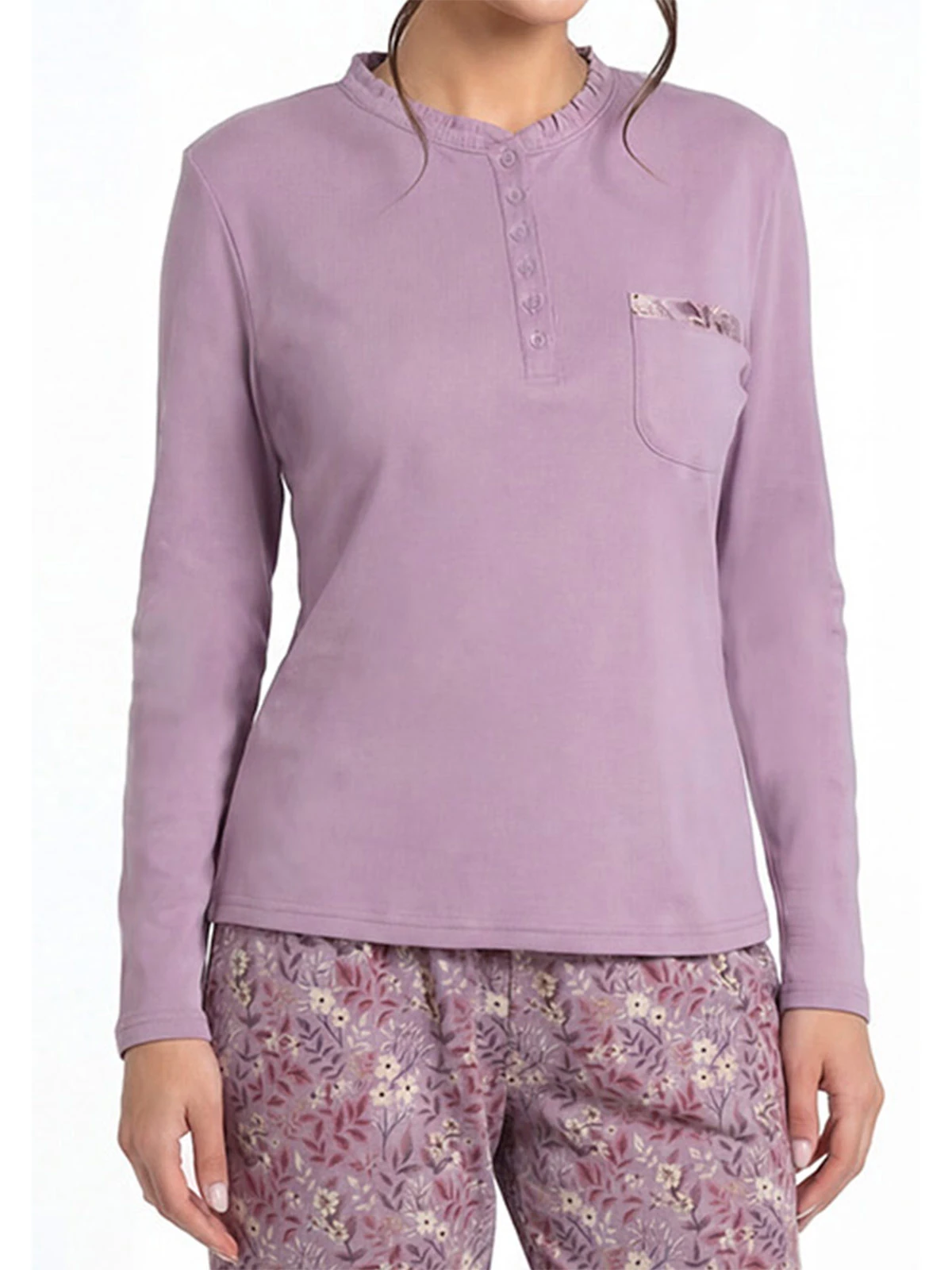 PIJAMA MUJER KAYSER MORADO - 3