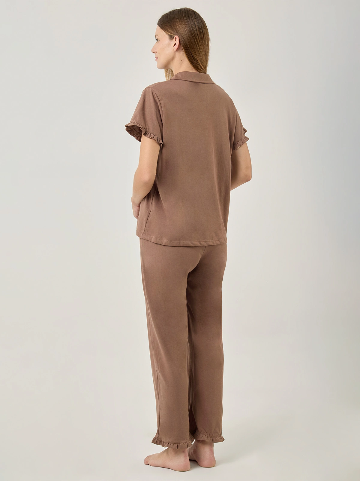 PIJAMA CAMISERO MANGA CORTA MUJER MARQUIS BRIELLE - 2