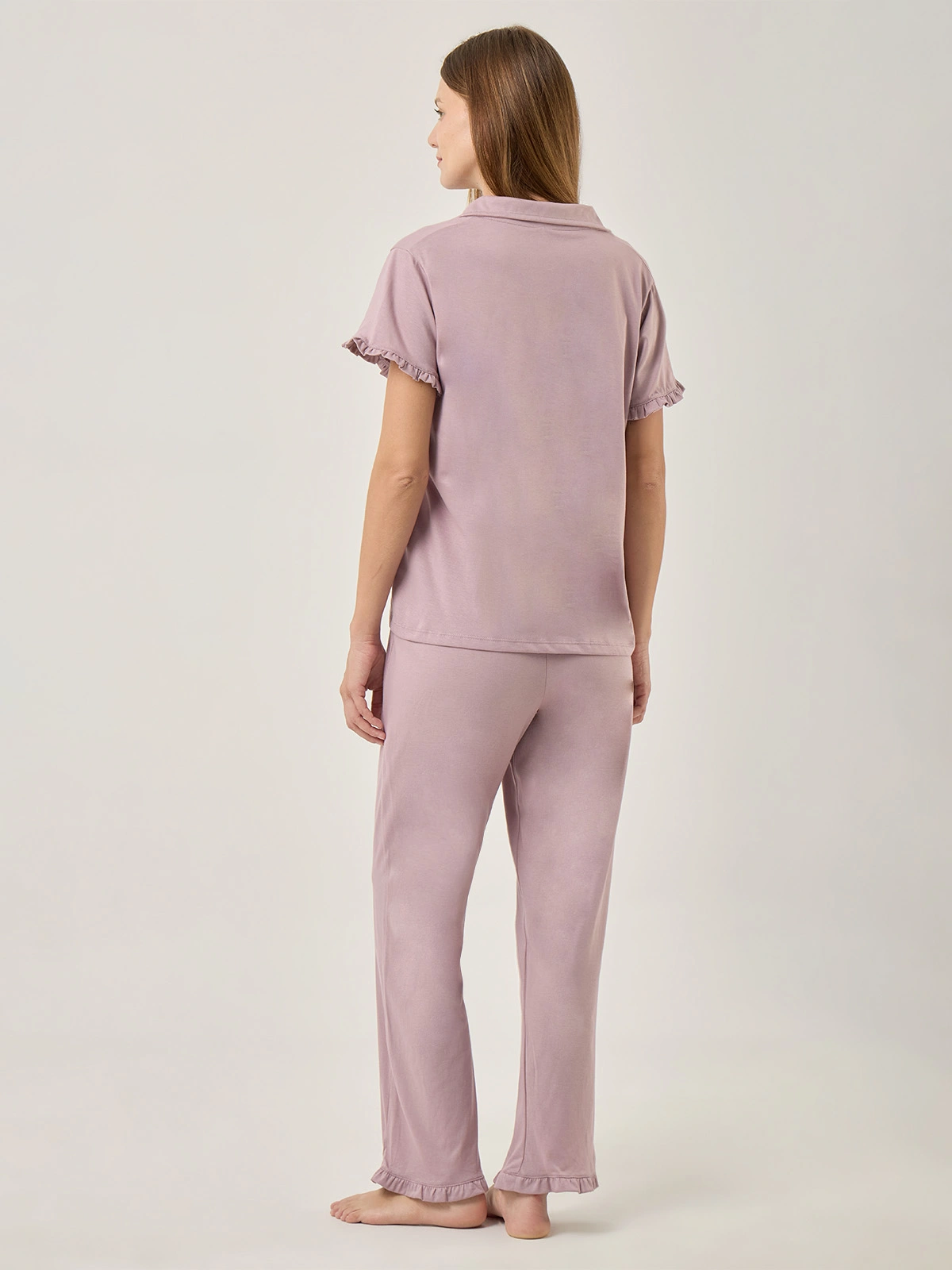 PIJAMA CAMISERO MANGA CORTA MUJER MARQUIS BRIELLE - 2