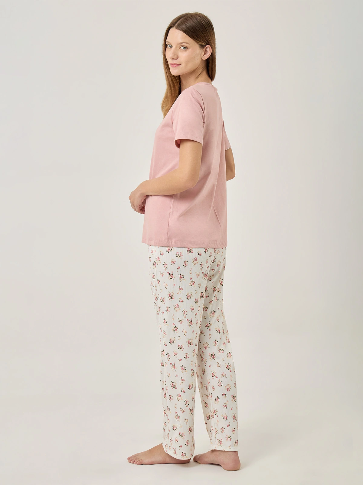 PIJAMA MANGA LARGA MUJER AZIZ BLOOM - 2