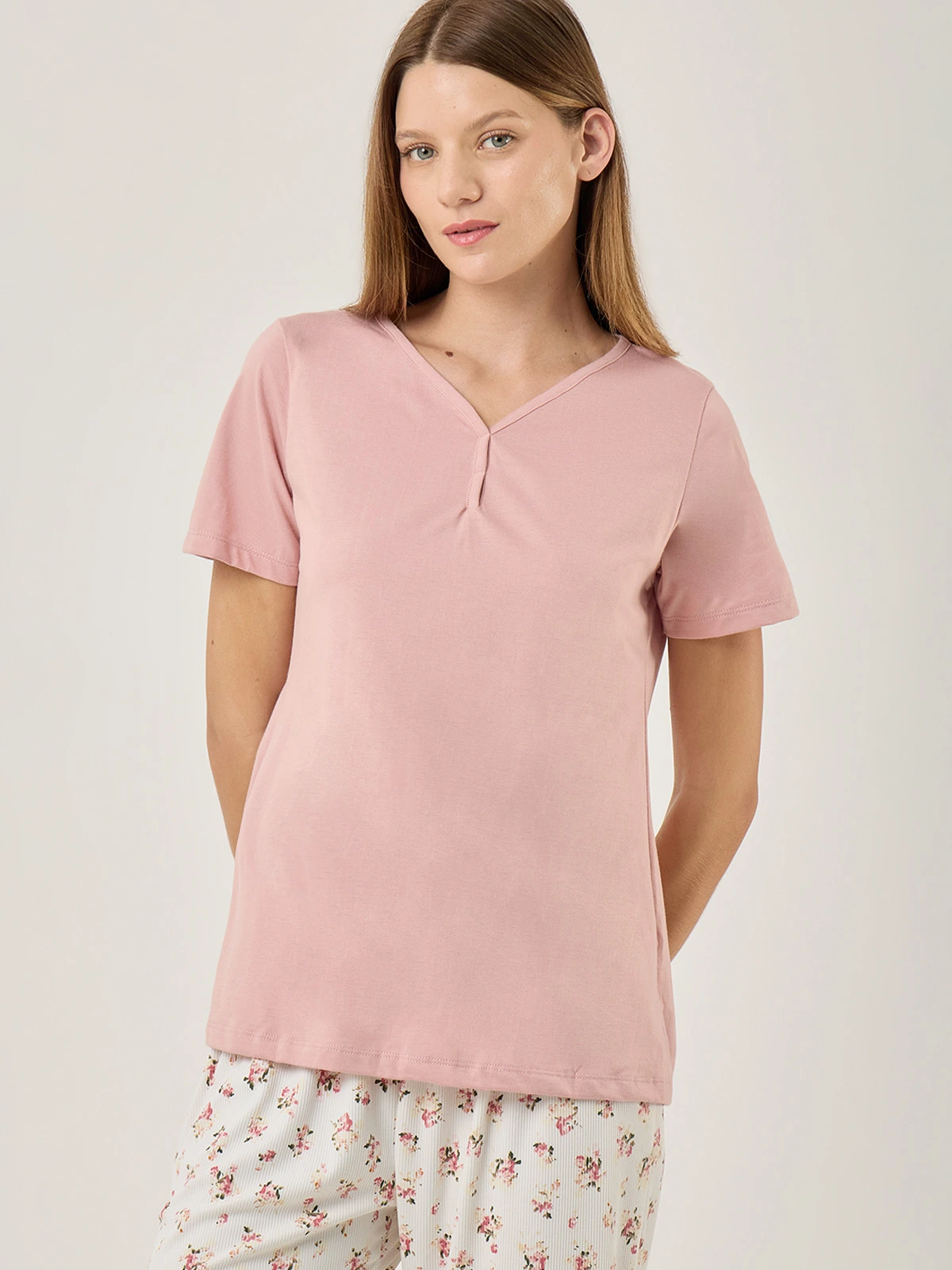 PIJAMA MANGA LARGA MUJER AZIZ BLOOM - 4