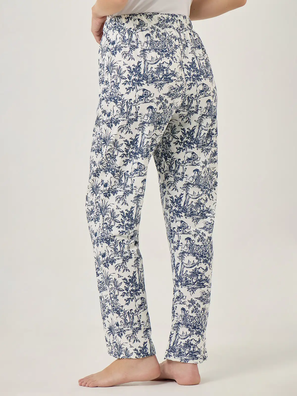 PANTALON PIJAMA MUJER MARQUIS AZUL - 2