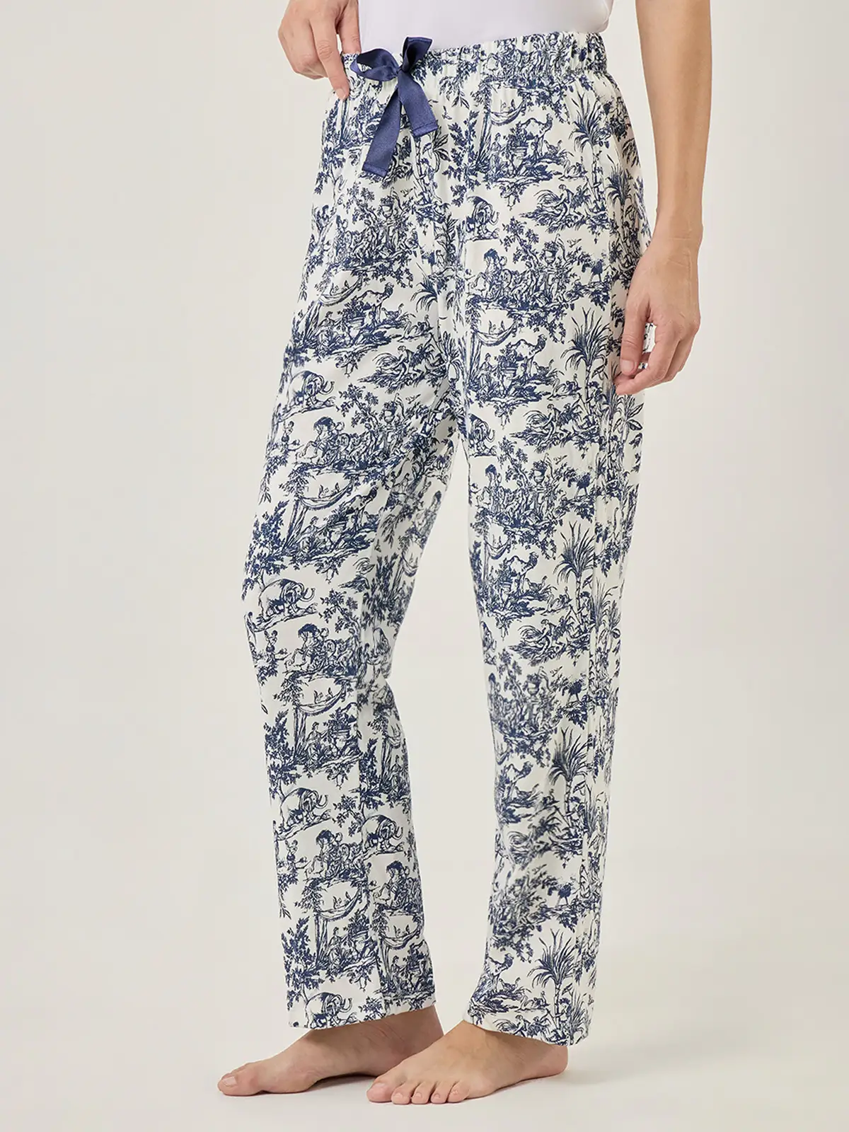 PANTALON PIJAMA MUJER MARQUIS AZUL - 5