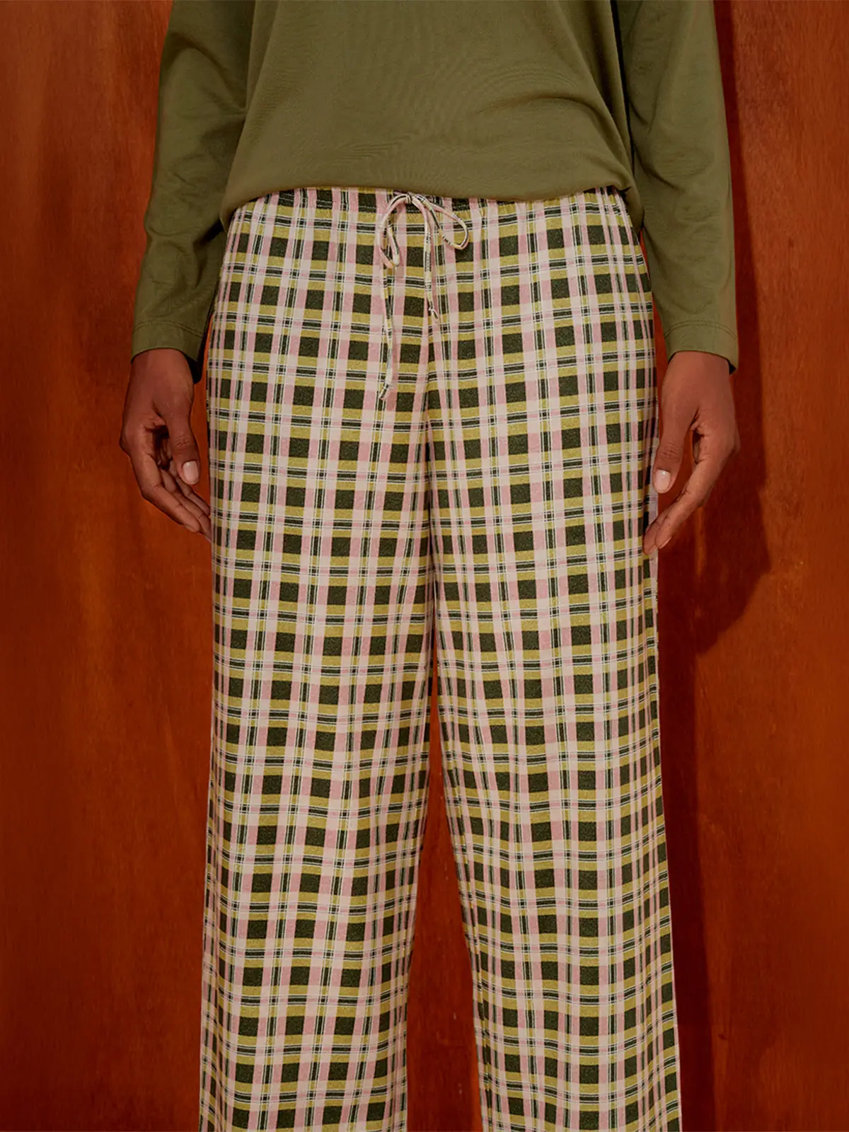 PANTALÓN PIJAMA ALGODÓN MUJER IN BLOOM TARTAN - 3