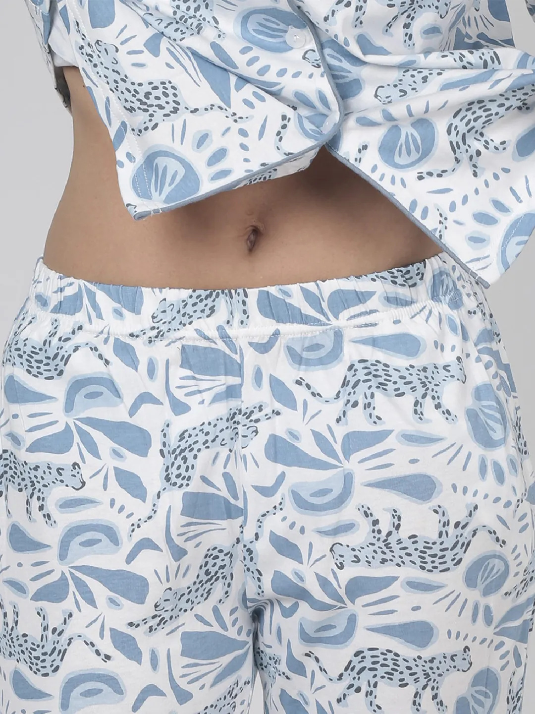 PIJAMA MUJER KAYSER AZUL - 4